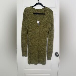 BWT le chateau Green Sweater Dress (Size XS)